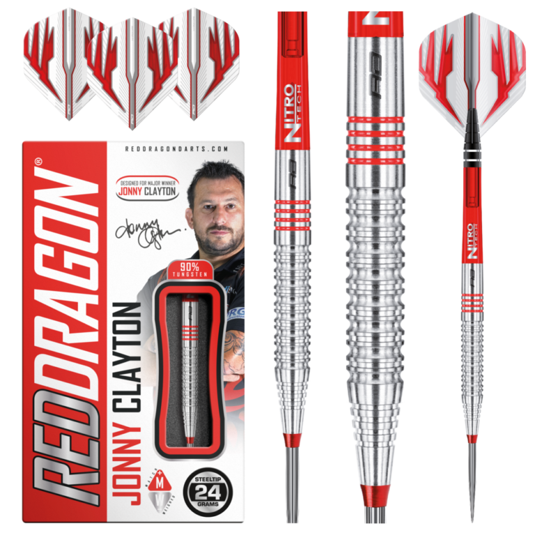 RED DRAGON Jonny Clayton Original Darts 90 Tungsten alloy Steel