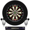 DARTSTORE - The Complete Kit : Pro Surround, Samurai II Dartboard, Throwline Oche, 6 Darts